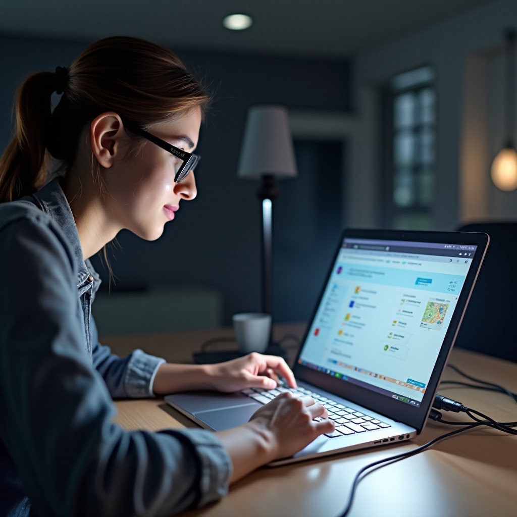 o que acontece quando você conecta um chromebook em si mesmo