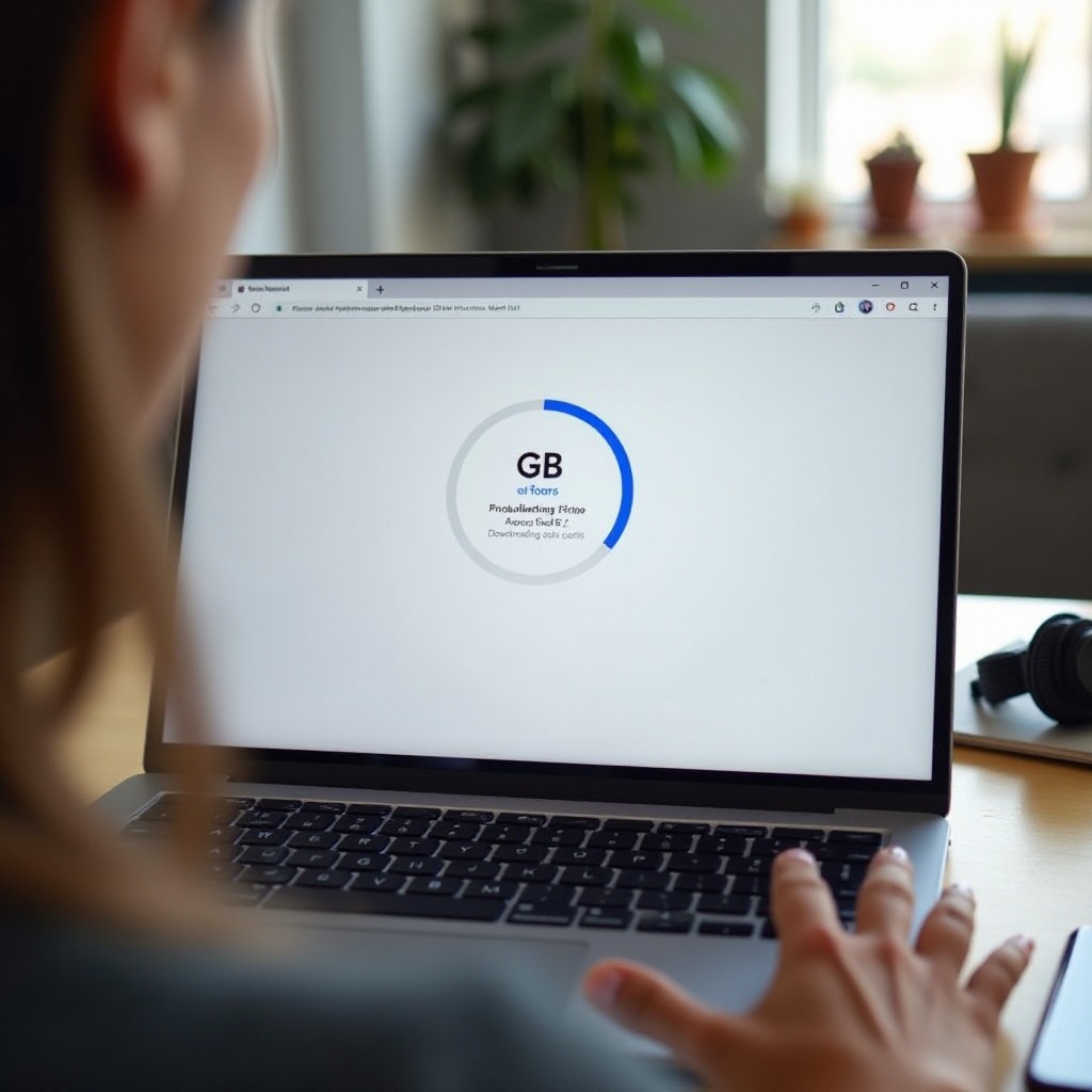 hoe je je GB kunt controleren voor het downloaden van apps op een Chromebook