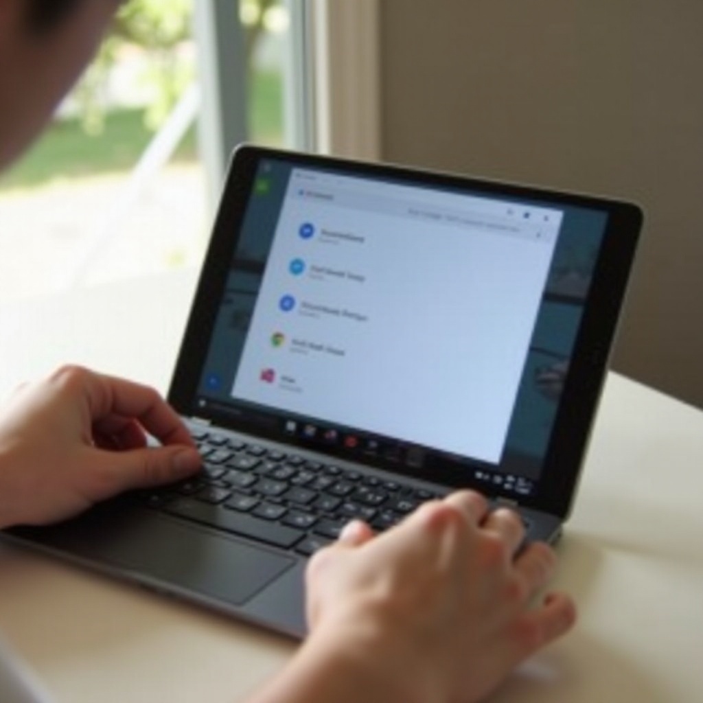 cómo desactivar el modo tableta en Chromebook