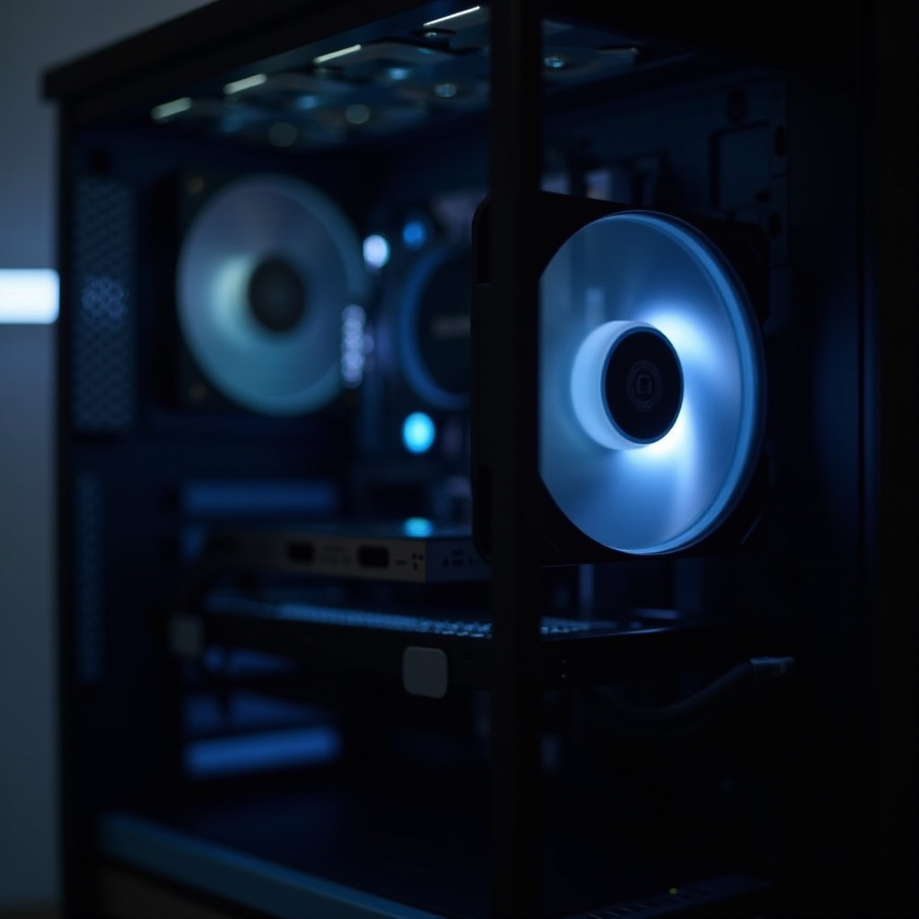 how to control pc case fan speed