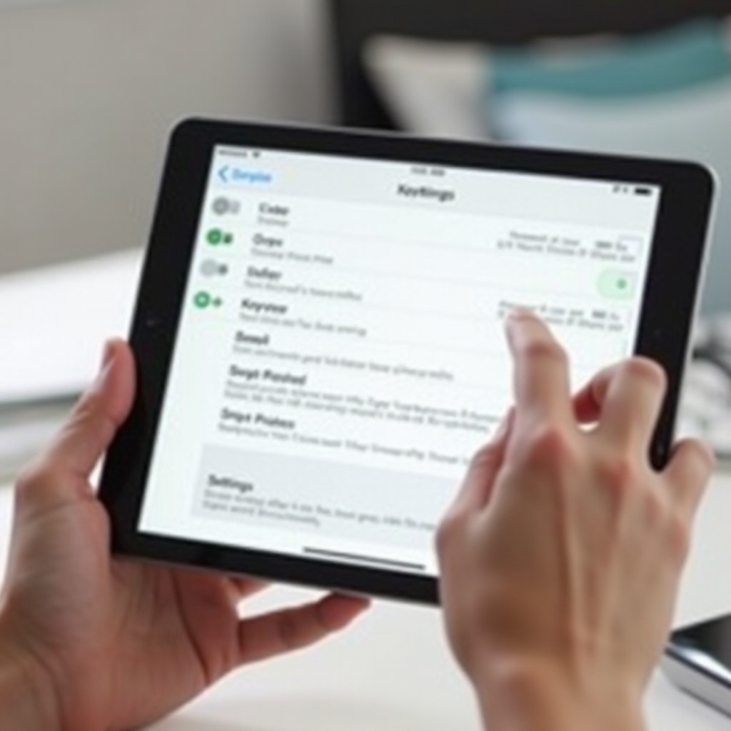 comment activer le clavier à balayage sur iPad