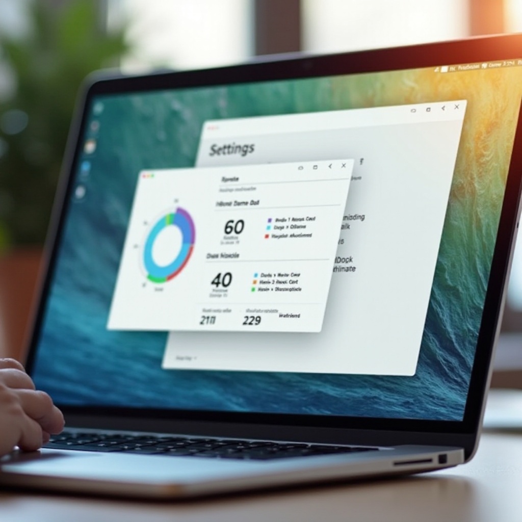 cuál es la hora en el espacio en disco de Chromebook
