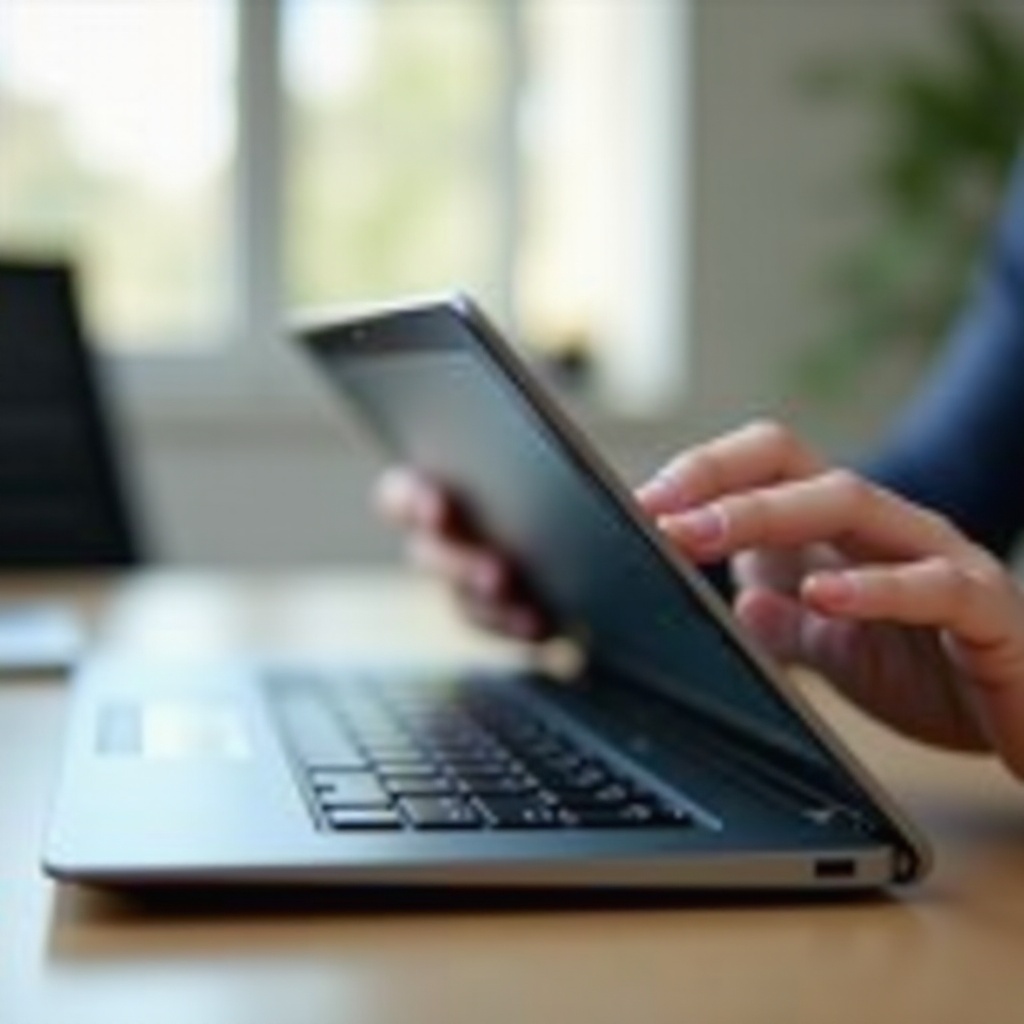 wie man den Tablet-Modus auf einem Chromebook ausschaltet