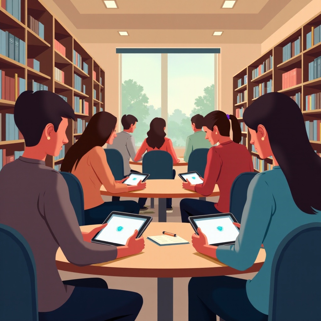 tablets vergrendelen zodat ze alleen werken op het bibliotheeknetwerk