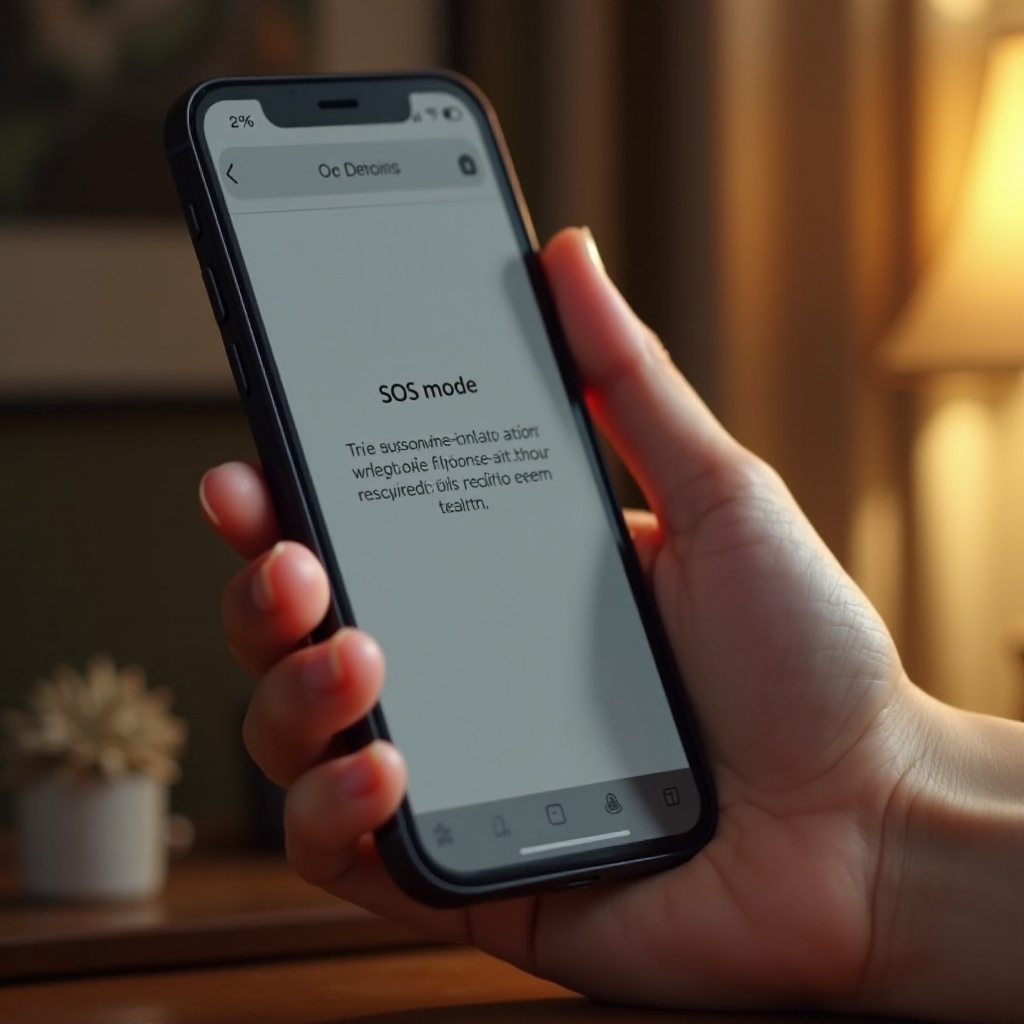 hoe je de iPhone uit de SOS-modus haalt
