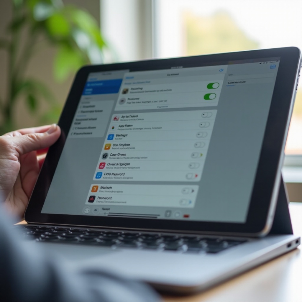 wie finde ich meine App-Passwörter auf meinem Tablet