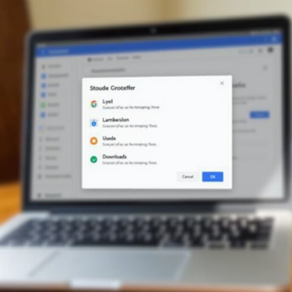 kuinka tarkistaa Chromebookin sovellusten lataamiseen käytettävät Gt:t