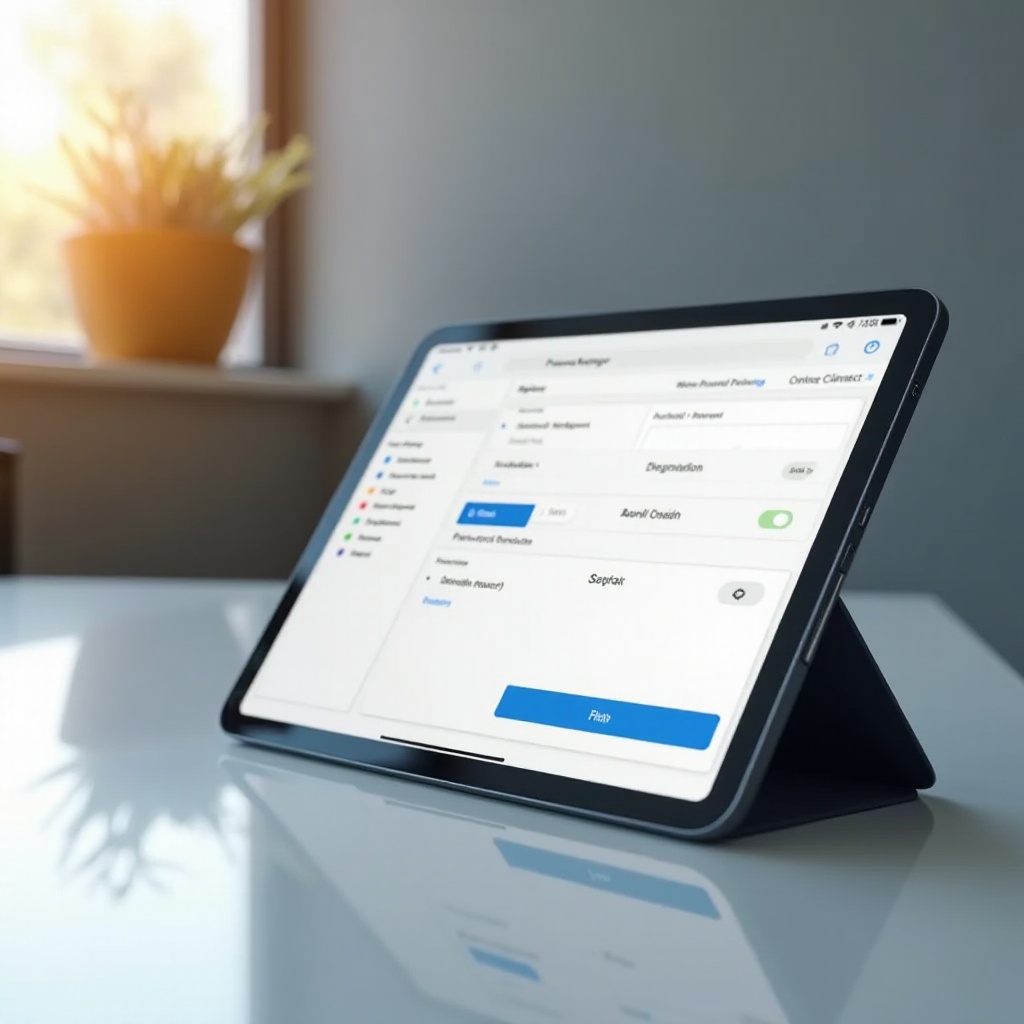 how do i find my app passwords on my tablet