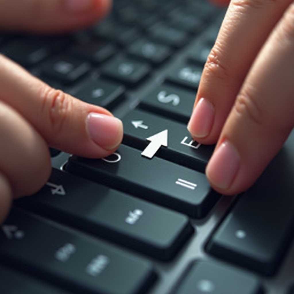 como fazer uma seta para baixo no teclado