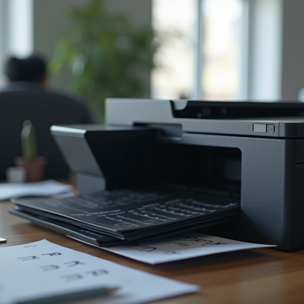 warum druckt mein Drucker schwarze Seiten