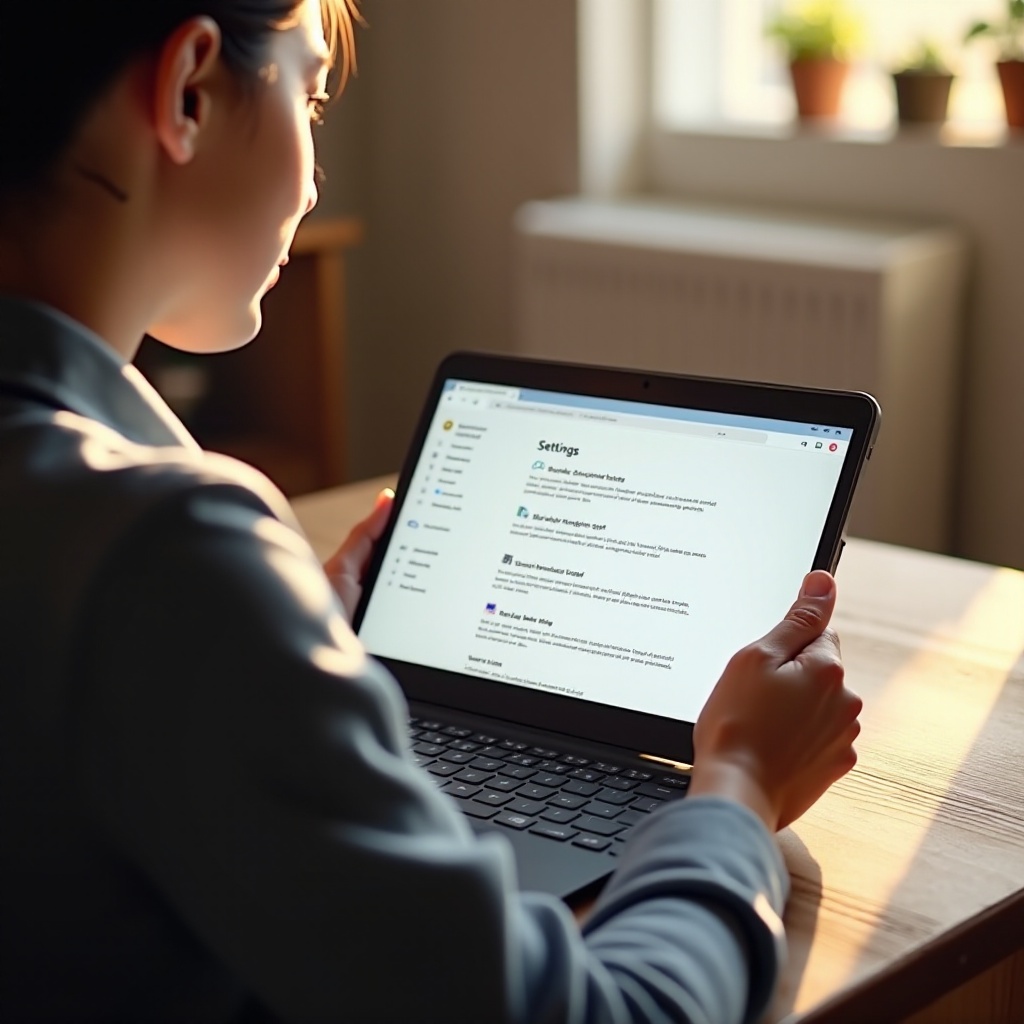 como desativar o modo tablet no Chromebook