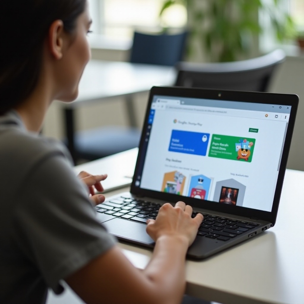 comment vérifier vos Go pour télécharger des applications sur un Chromebook