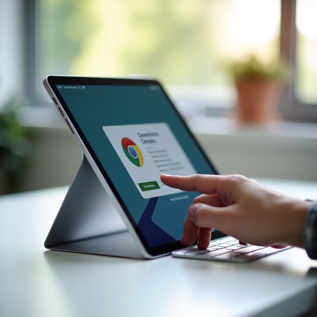 come scaricare chrome su un tablet apple