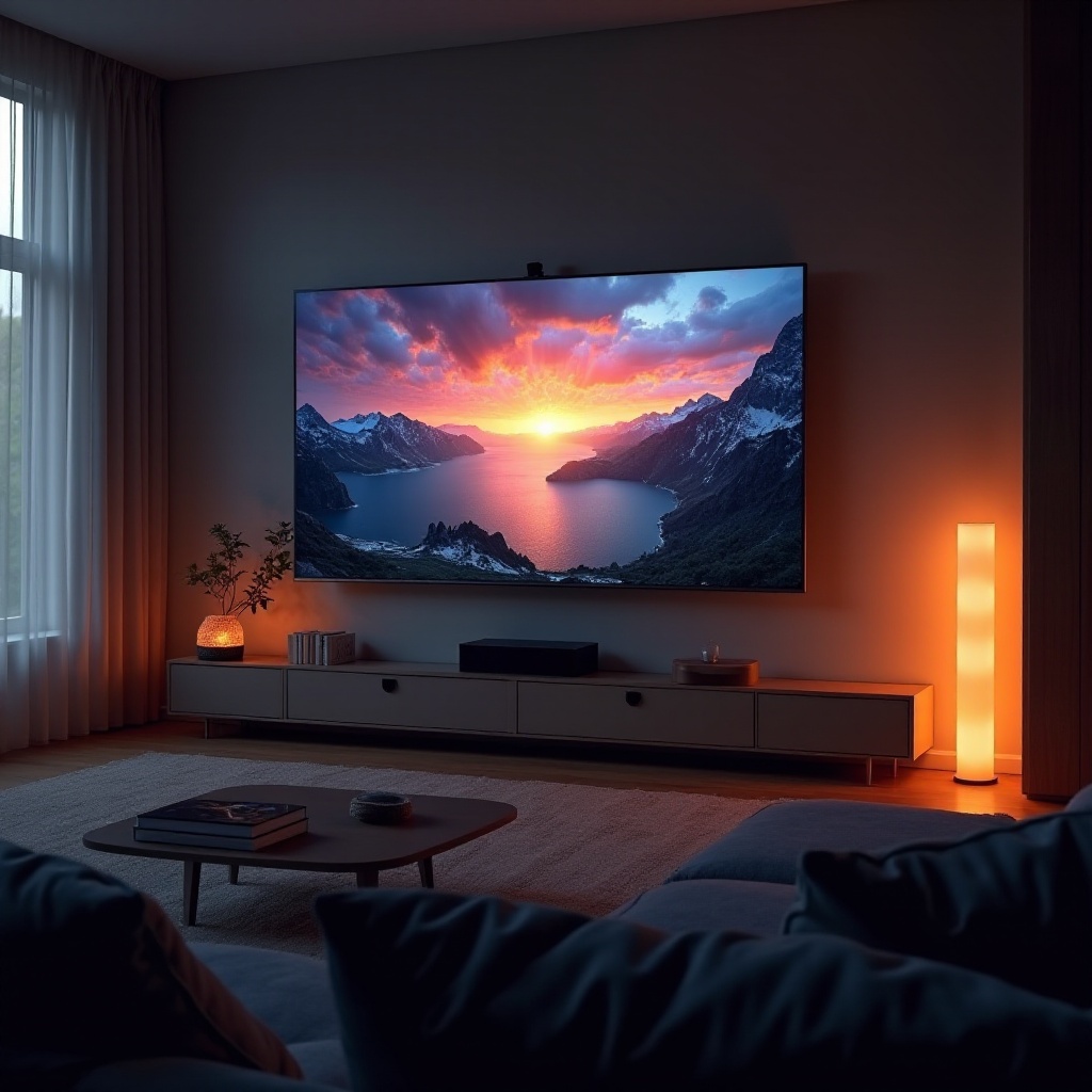 ajuste de nitidez del televisor