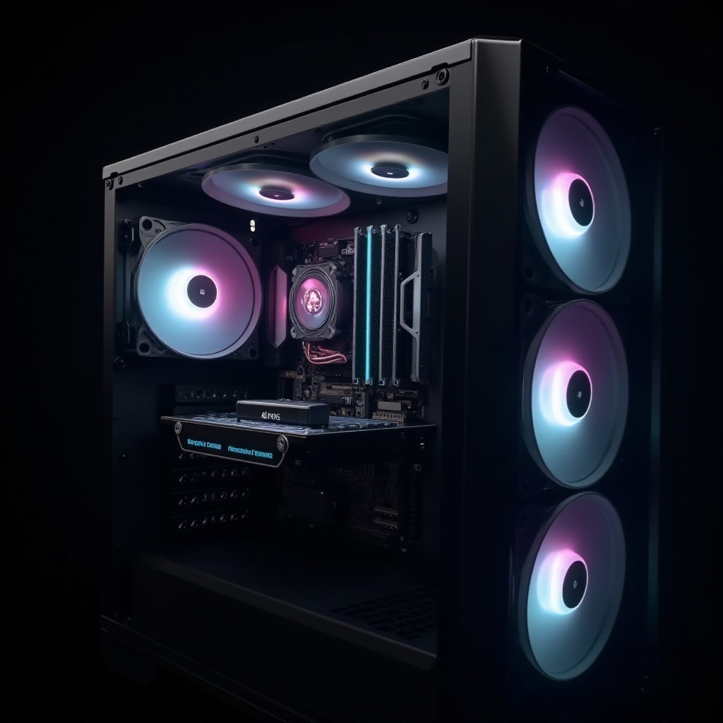 how to control pc case fan speed