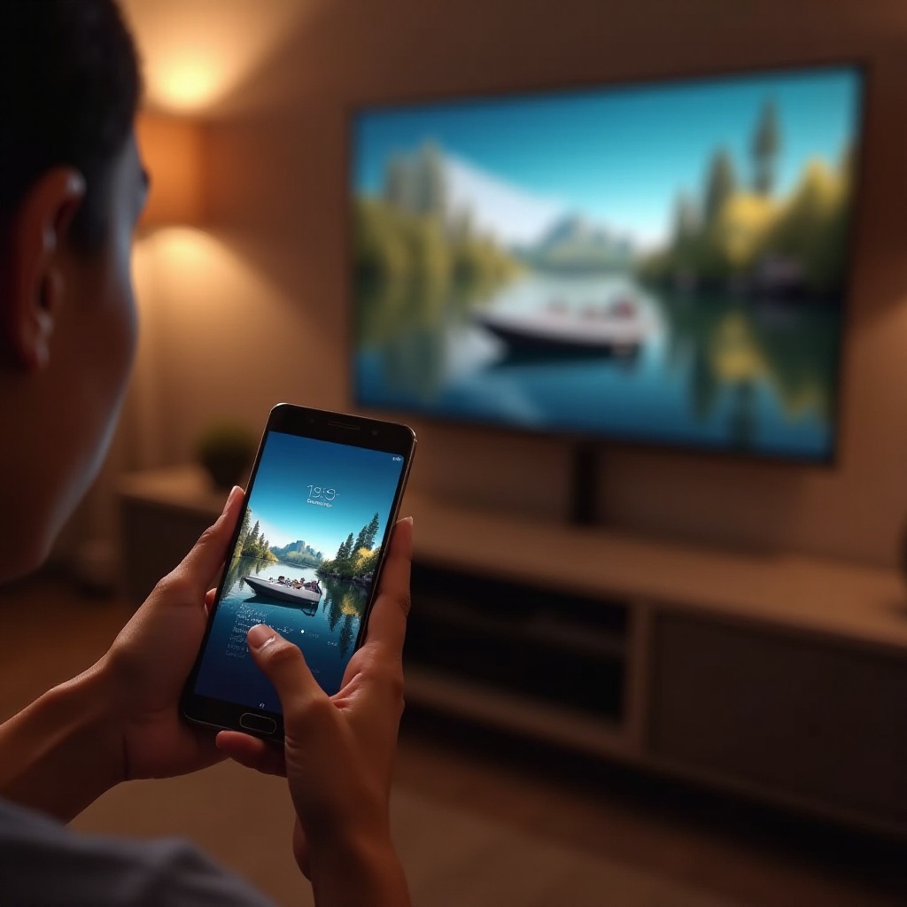 trasmetti il telefono Android su una smart TV Samsung