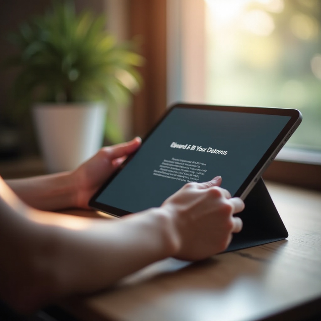 pronto ou não, como usar o tablet