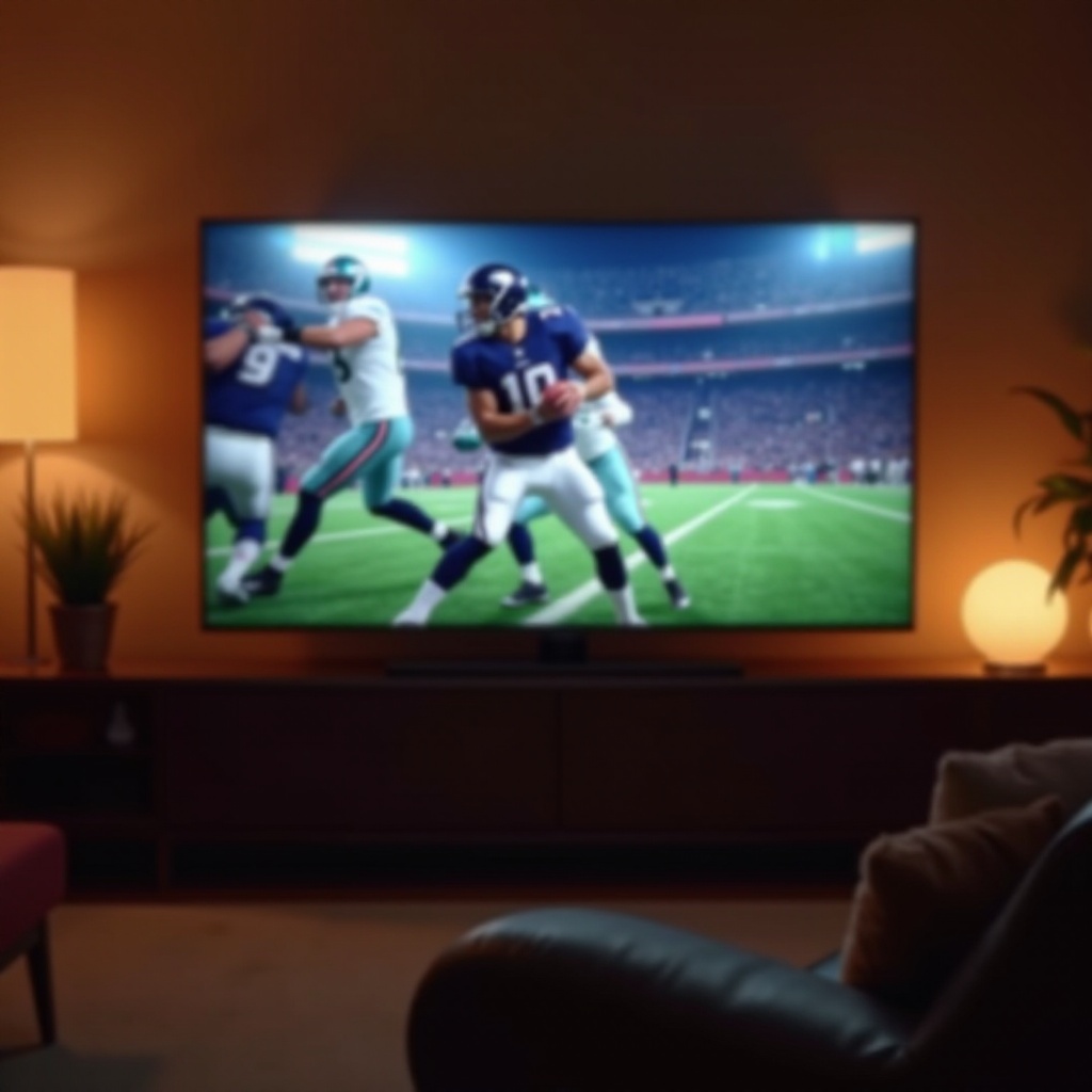 ist der Super Bowl auf dem Samsung-Fernseher