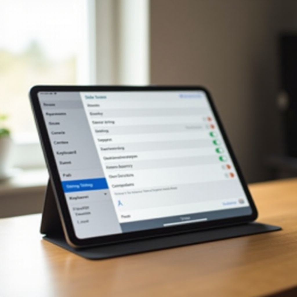 cómo habilitar el teclado deslizable en iPad