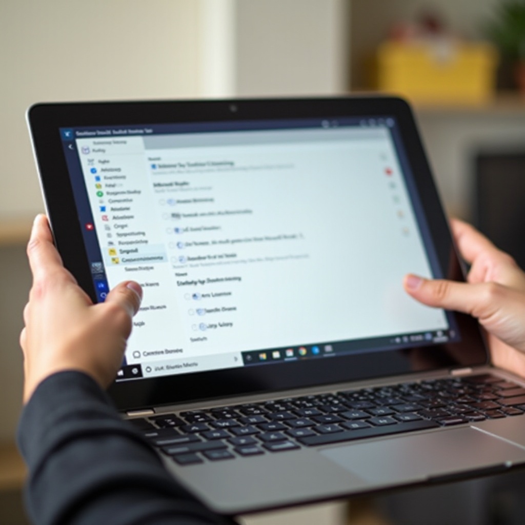 come disattivare la modalità tablet su Chromebook
