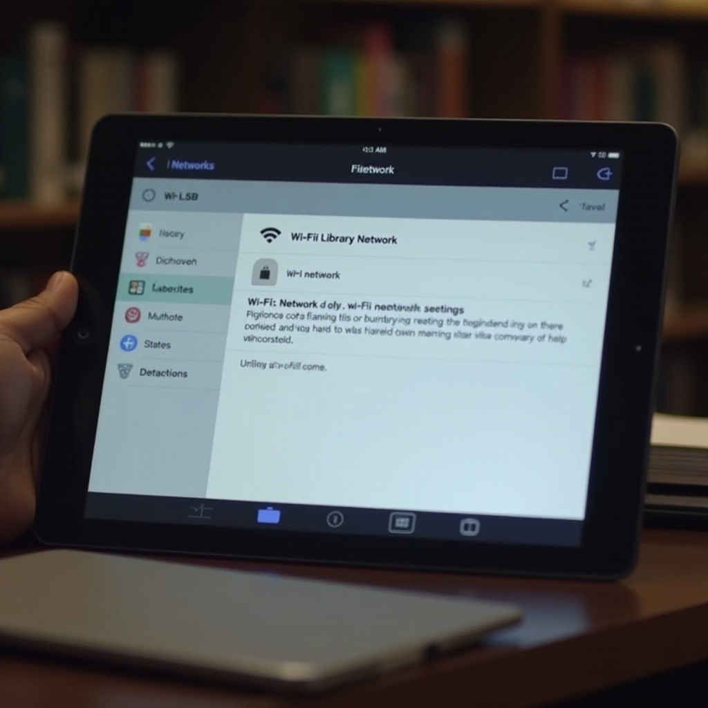locking down tablets to only work on library network