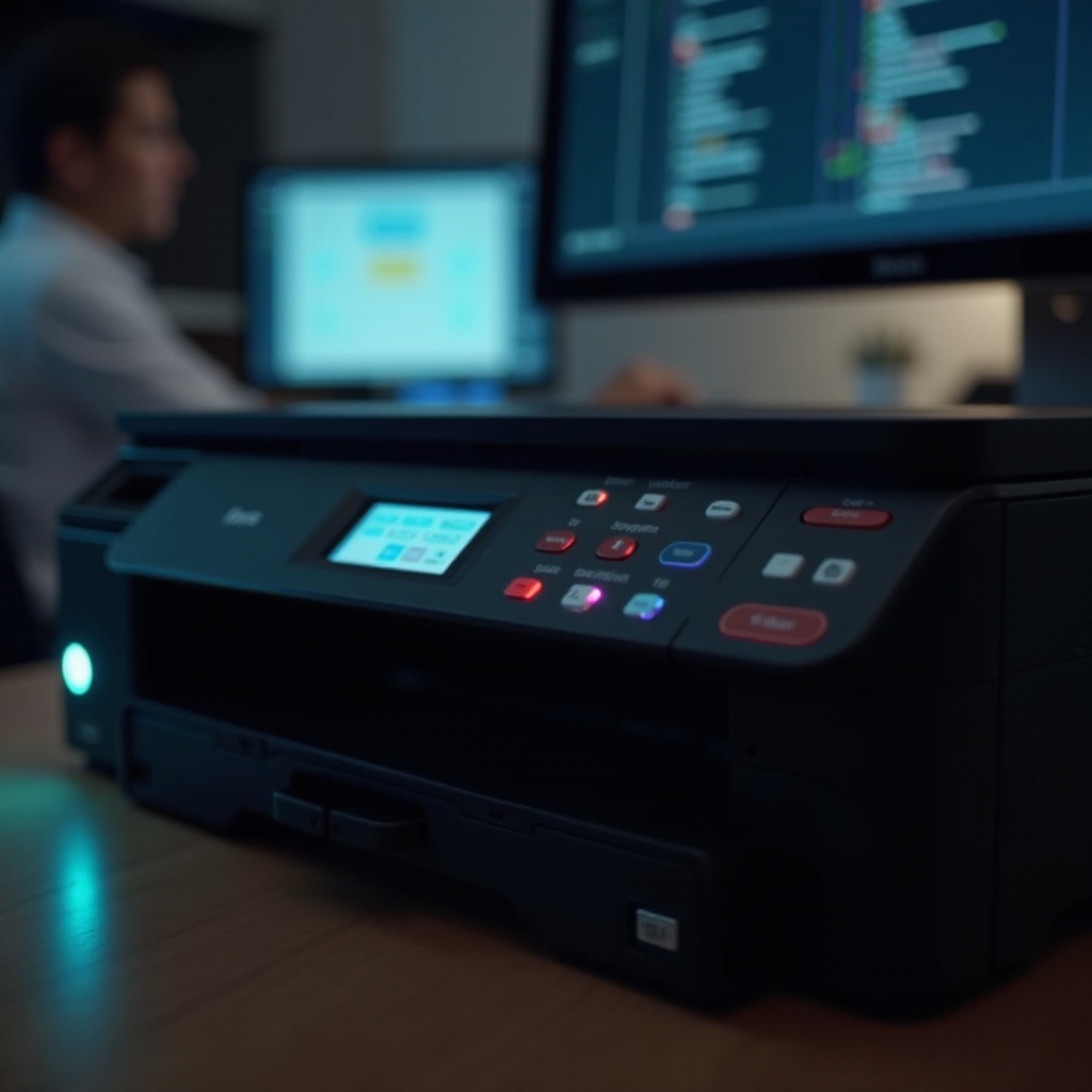 imprimante epson voyants clignotants