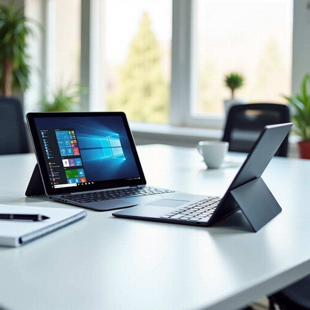 Tablet Netbook Fenster
