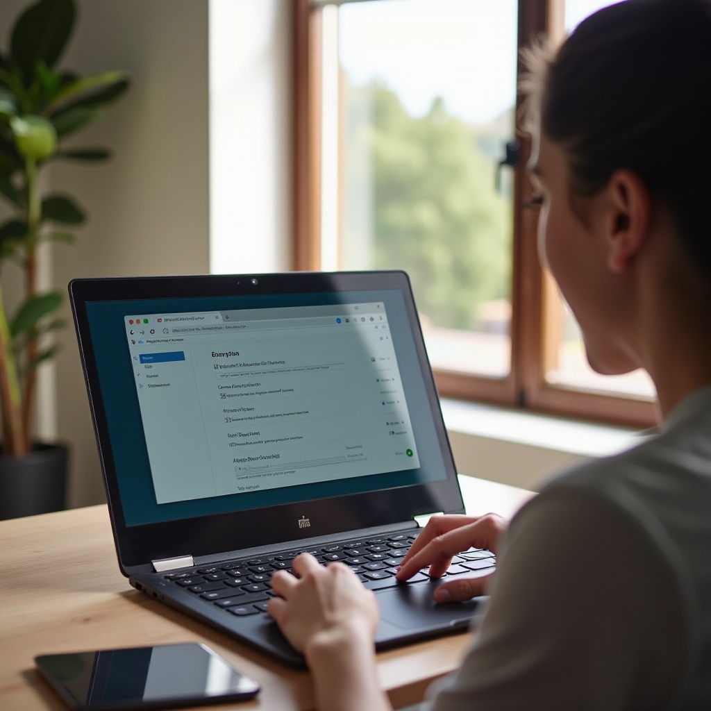 kuinka tallentaa näytön tapahtumat Chromebookilla äänellä