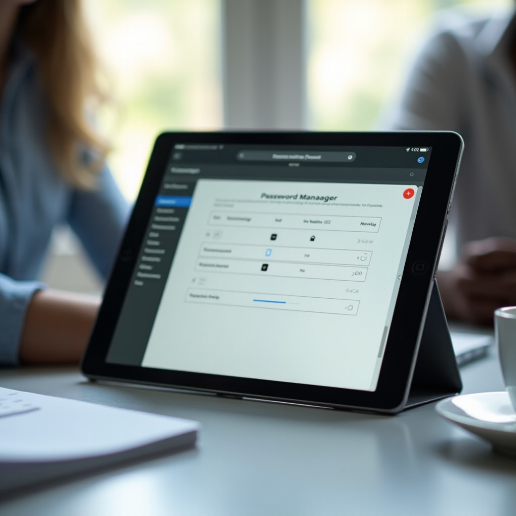 come posso trovare le mie password delle app sul mio tablet