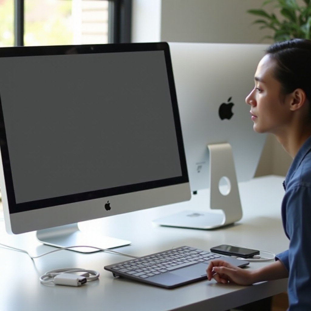 how to use apple cinema display on an hp laptop