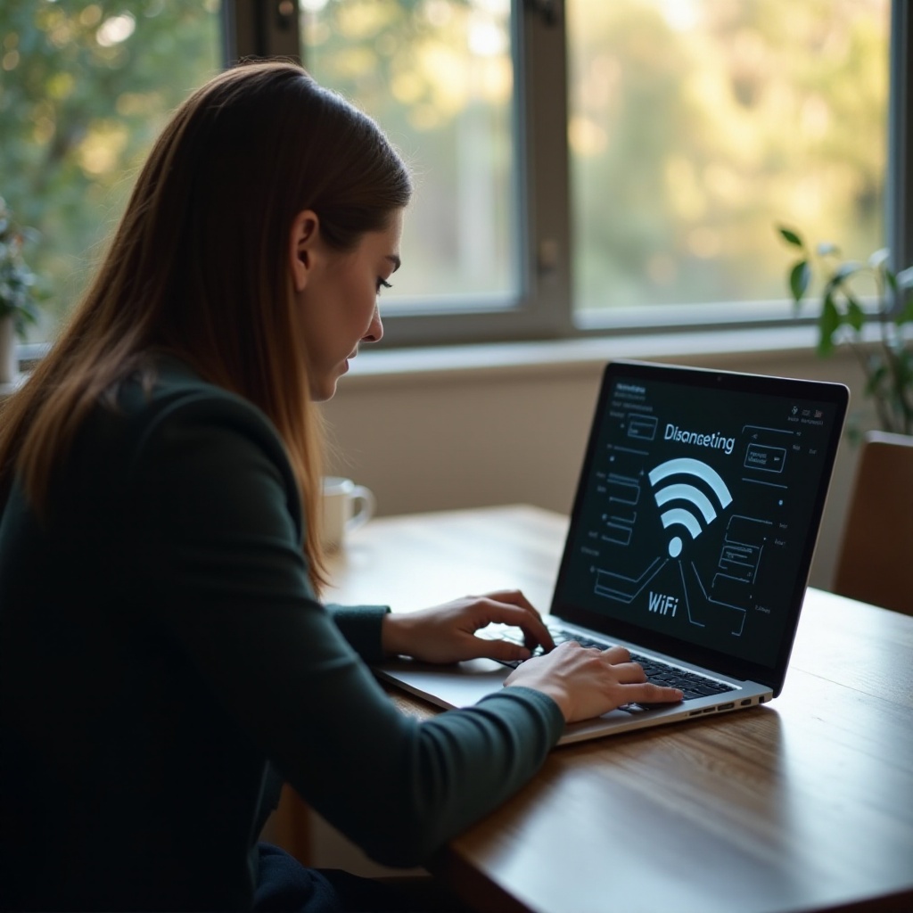 why does my wifi randomly disconnect on my laptop